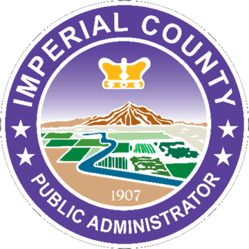 Imperial County Public Administrator seal, the Area Agency on Aging